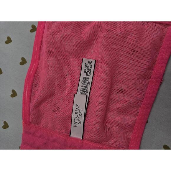 Victorias Secret NEON Lace Push Up Bralette Bustier Top Bra Small - Picture 5 of 5